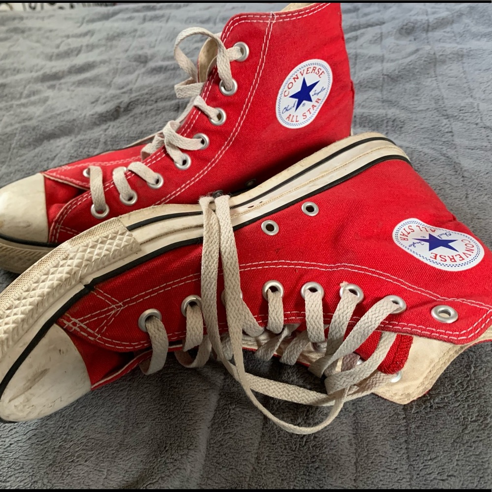 Red Converse - Picture 3 of 5